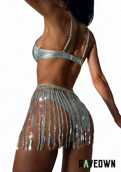 RAVEOWN | Ensemble 3 pièces Argenté | MOON SILVER Holo