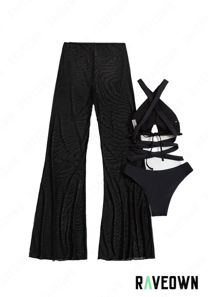 RAVEOWN | Ensemble 3 Pièces Techno Chic | EchoRave