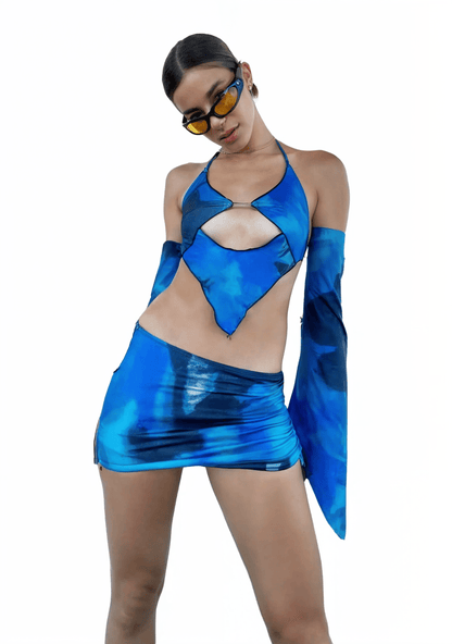 RAVEOWN | Ensemble Abstrait Bleu | Abstract