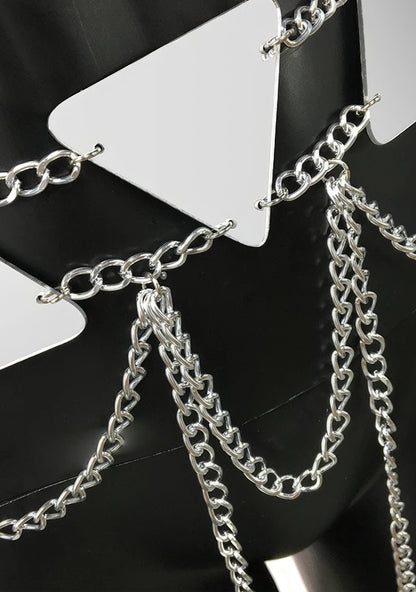 RAVEOWN | Ensemble Festival Miroir Étincelant Argenté / One Taille