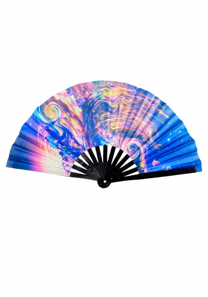 RAVEOWN | Eventail Graphic Peint 33cm