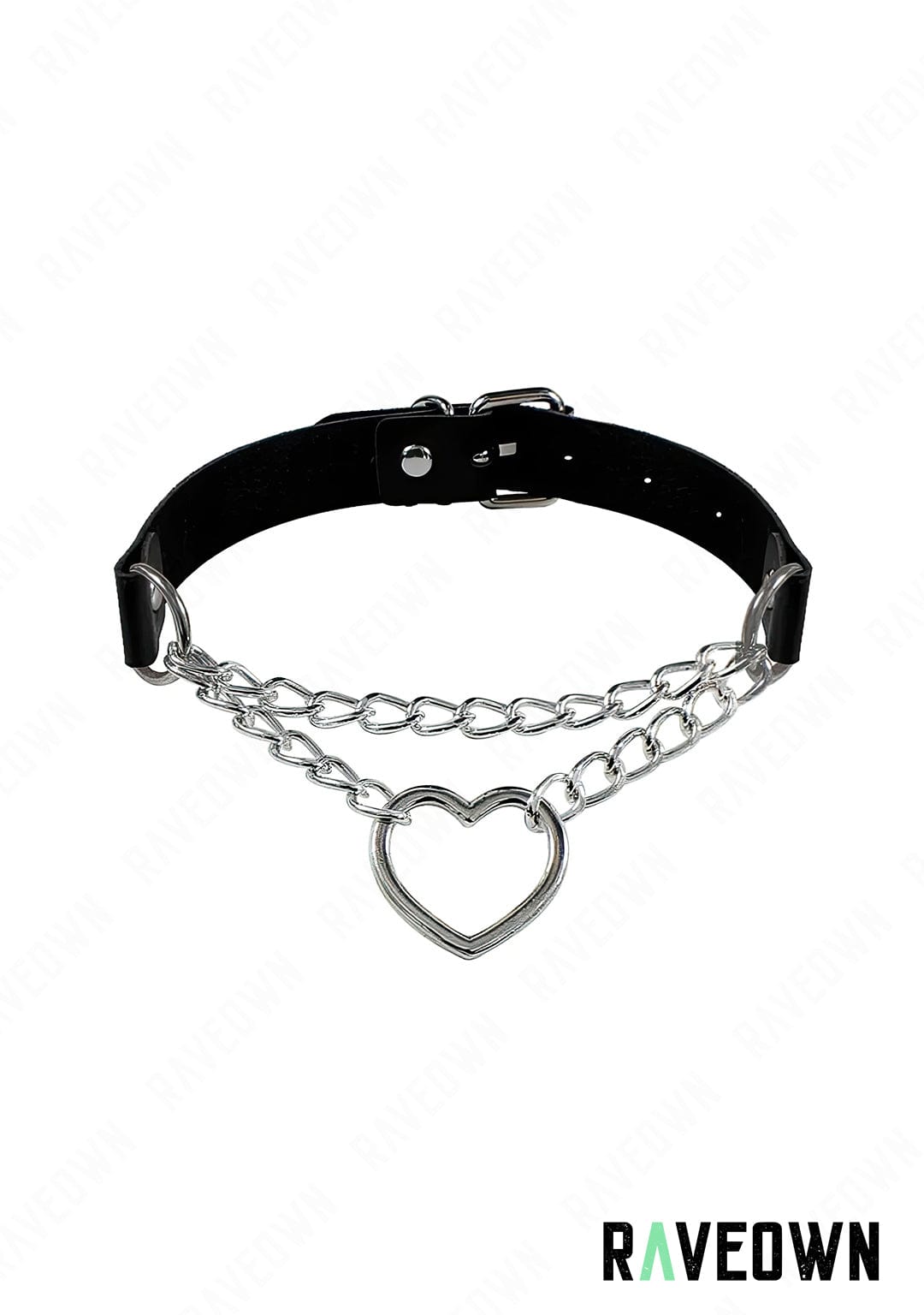 RAVEOWN | Harnais Collier Chaine et Coeur | Nektra Coeur