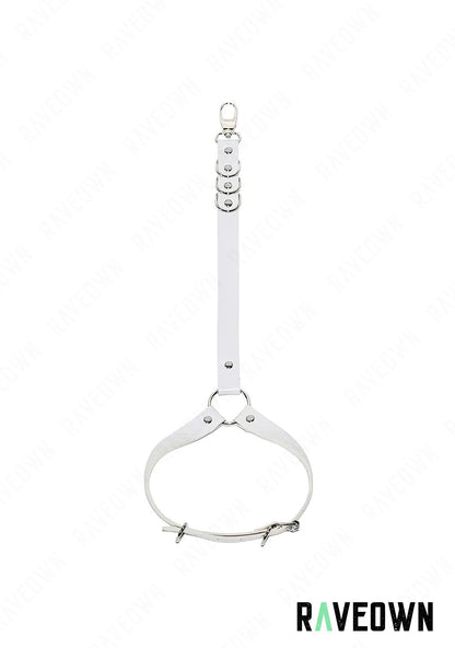 RAVEOWN | Harnais Jambe Femme | Sm-Rave Blanc