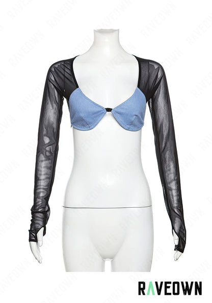 RAVEOWN | Haut Boléro Jeans | EchoRave