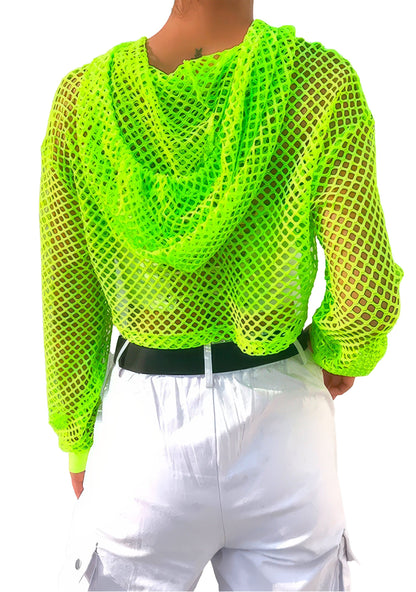 RAVEOWN | Hauts en Maille à Capuche Fluo Festival