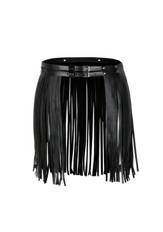 Jupe Ceinture à Franges | AfterHours