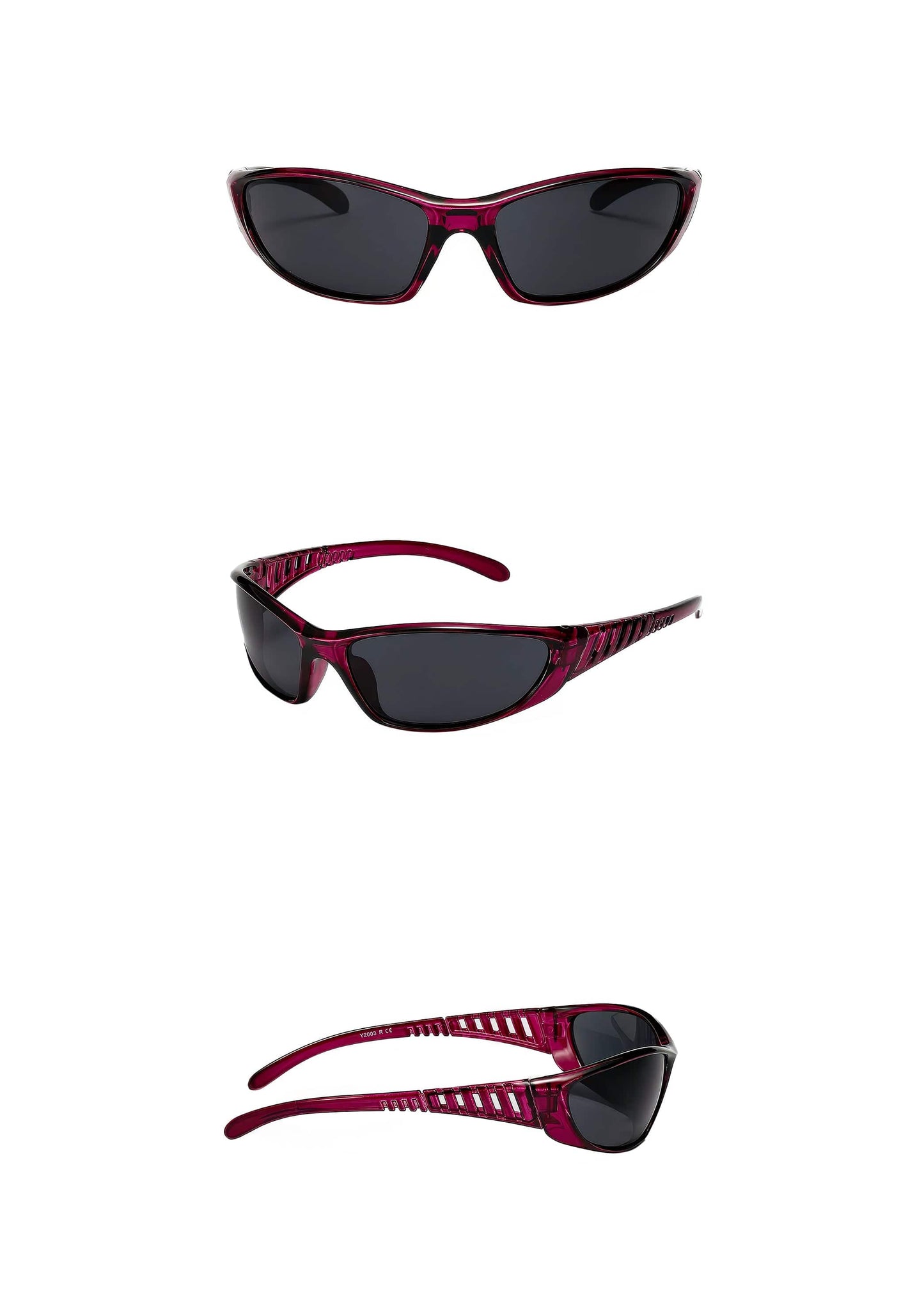 Raveown | Lunettes de Soleil Rouge Marbré | G.Rave Rouge Marbré