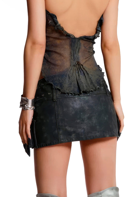 Mini Jupe Cuir