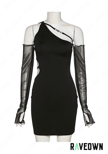 RAVEOWN | Robe Découpe avec Manches | Go.Rave