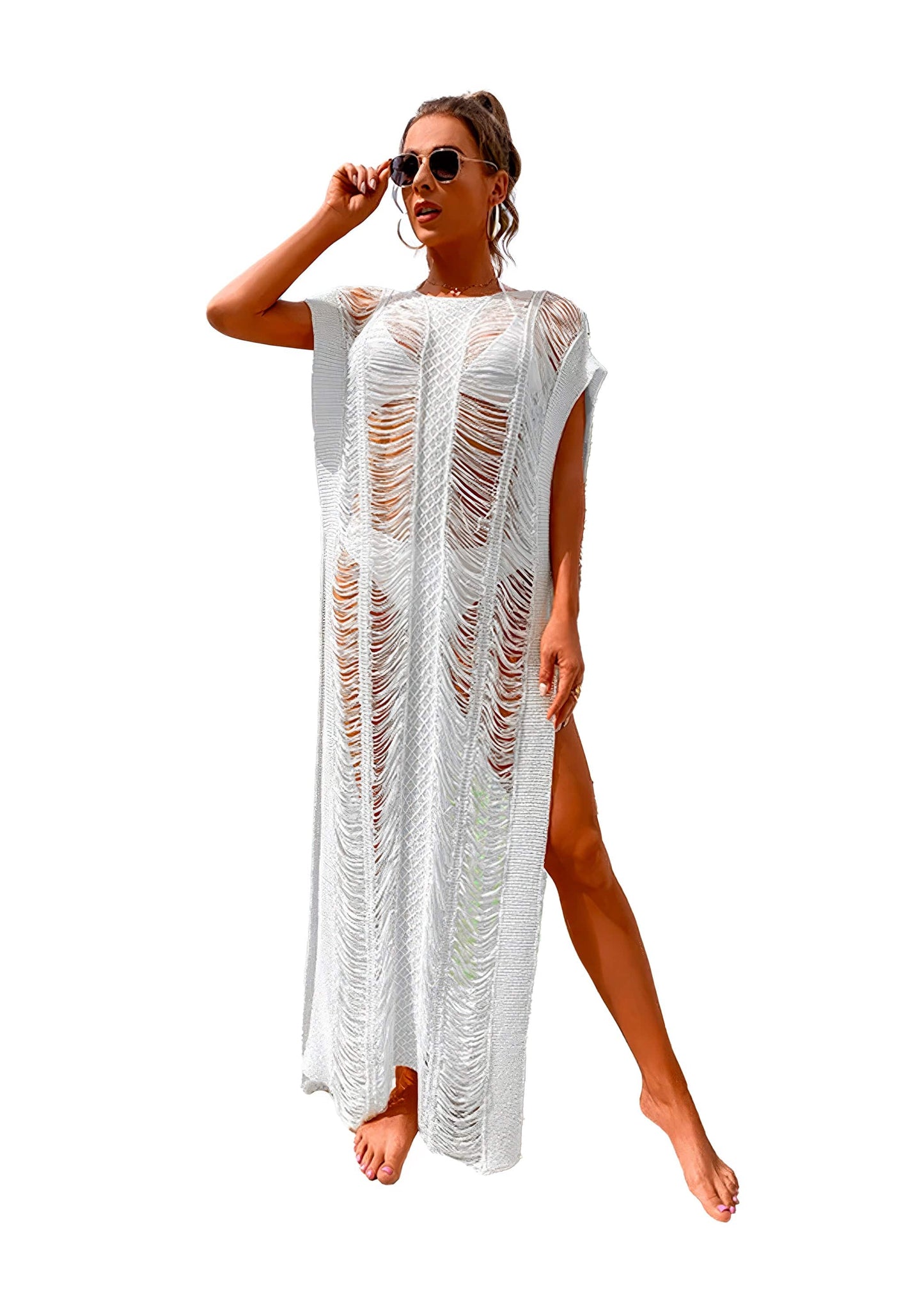 RAVEOWN | Robe Longue Bohème | Esprit Libre Blanc