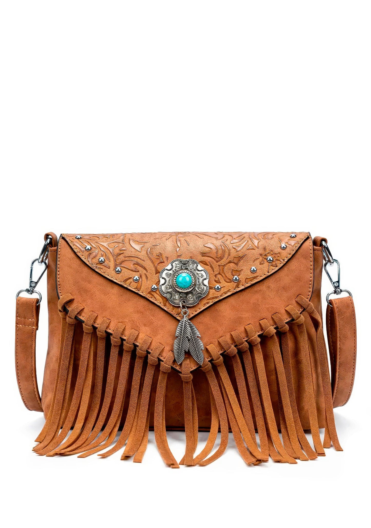 RAVEOWN | Sac à Bandoulière Bohème Camel ClairMarron