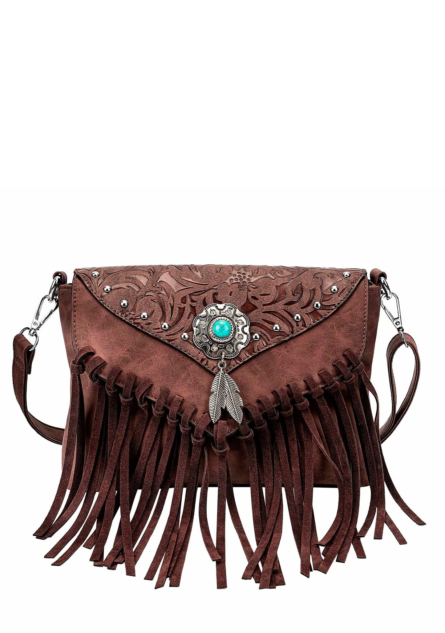 RAVEOWN | Sac à Bandoulière Bohème Camel Marron