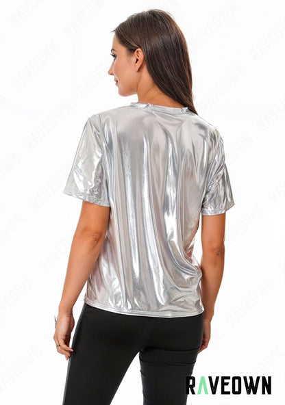 RAVEOWN | T-shirt Argent o2 | MOON SILVER