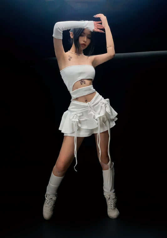 Tenue Mini Robe Fendue | G.Rave