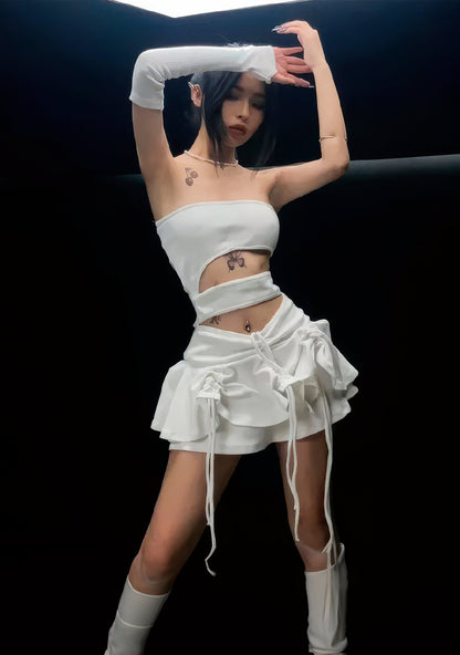 RAVEOWN | Tenue Mini Robe Fendue G.Rave