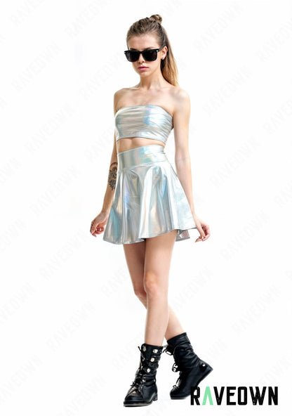 RAVEOWN | Top Bandeau | MOON SILVER Holo