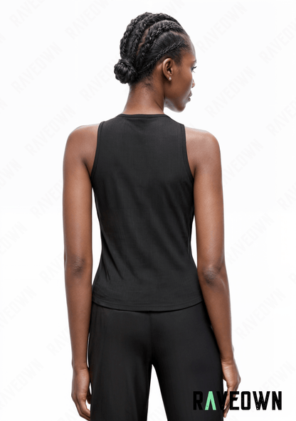 RAVEOWN | Top Noir Anneaux | High.Rave