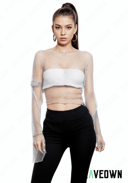 RAVEOWN | Top Strass Transparent | Huge.Stars