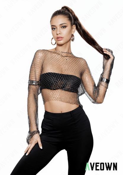 RAVEOWN | Top Strass Transparent | Huge.Stars