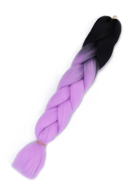 RAVEOWN | Tresse Extension | Duo Rose et Noir B20 Rose et Noir / 60cm