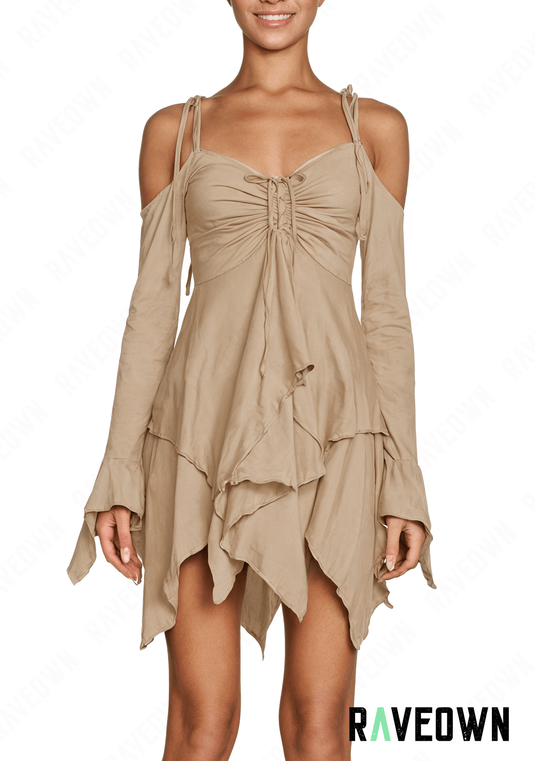 Robe Courte Noire Femme | HellRave Sable / S