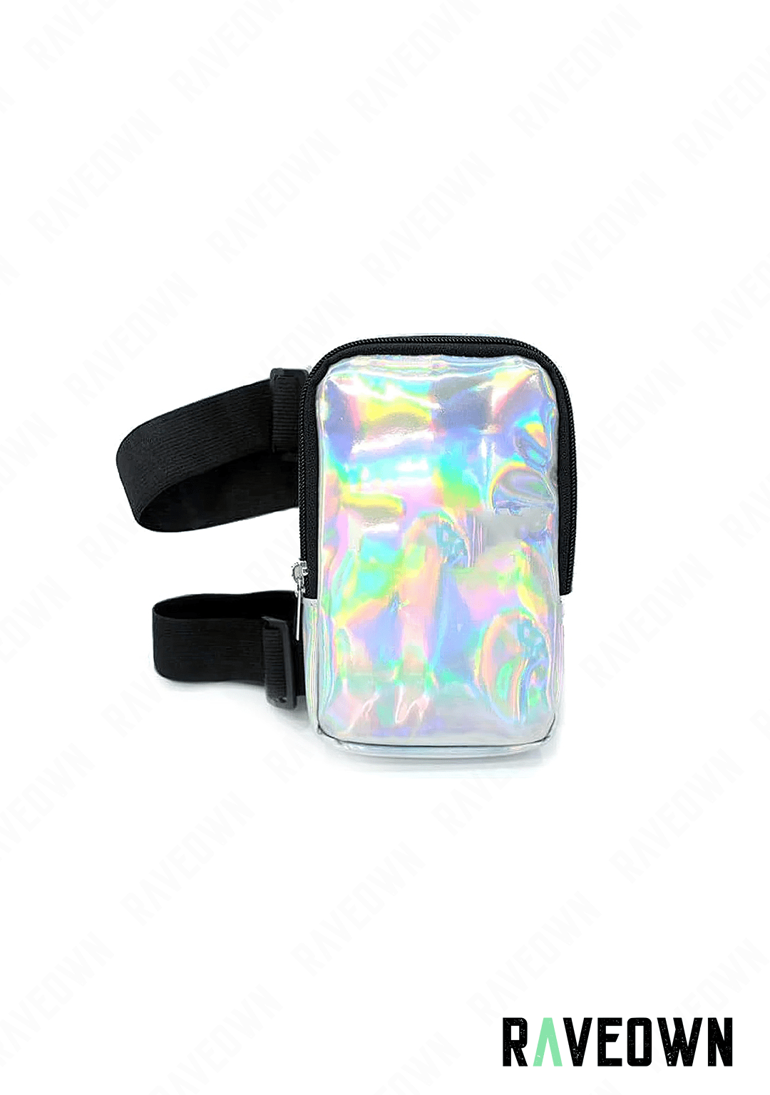 Sac pour Cuisse | FestiRave | RAVEOWN Argenté Rvb