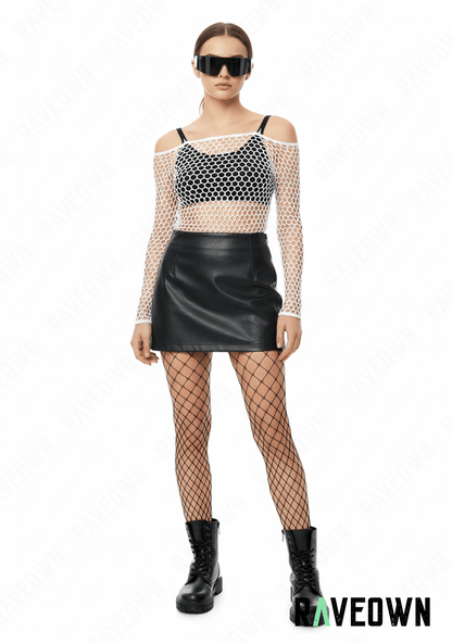 Top Résille Blanc | CLEARITY