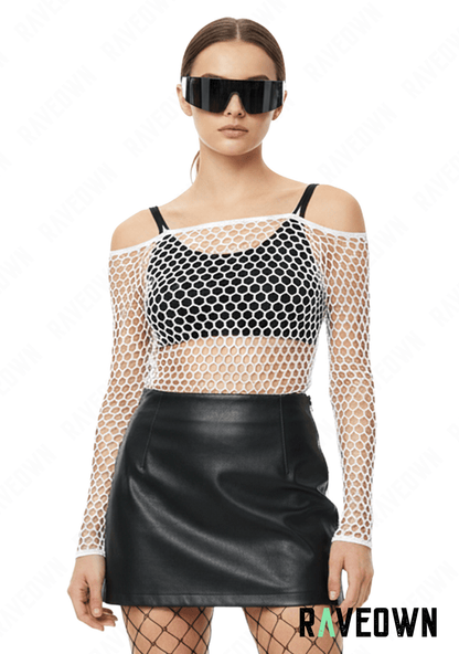 Top Résille Blanc | CLEARITY