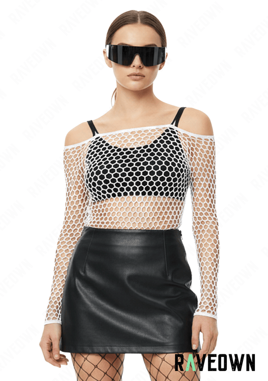 Top Résille Blanc | CLEARITY