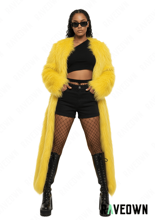 Veste Longue Fourrure Femme | Rave.In.Fur