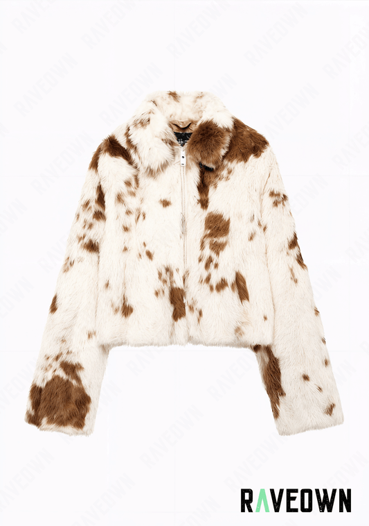 Veste Motif Vache | Sauvage | RAVEOWN