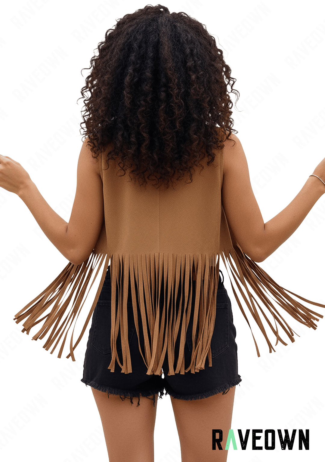 Veste Sans Manches à Franges | BOHO Spirit